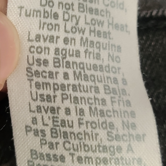 Current/Elliot The Stiletto Black Wild Flower Jean Size 26 - Picture 6 of 9